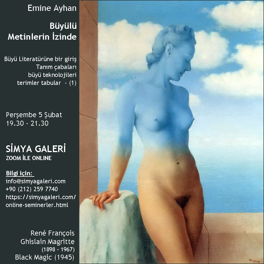 Büyü Literatürüne bir Giriş: Tanım çabaları, büyü teknolojileri, terimler, tabular  - (1) 